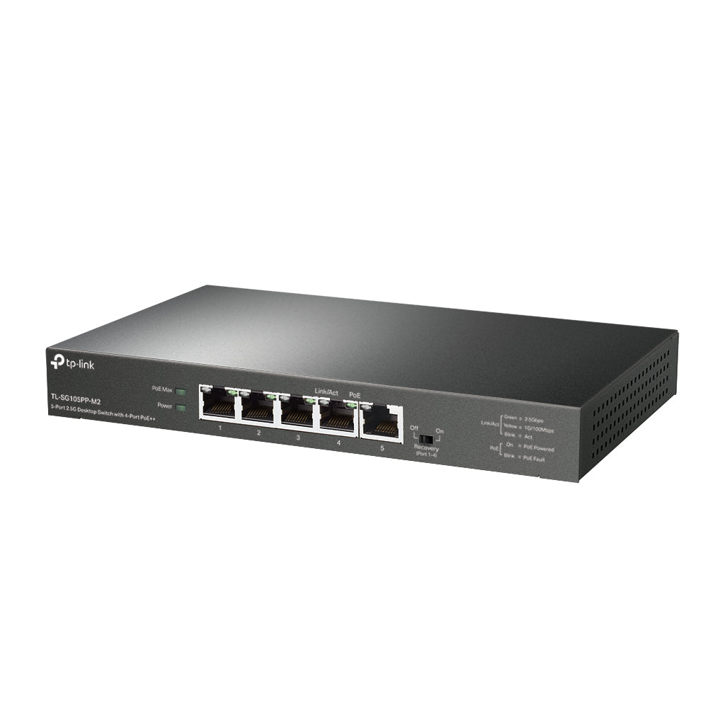 5-Port 2.5G Desktop Switch with 4-Port