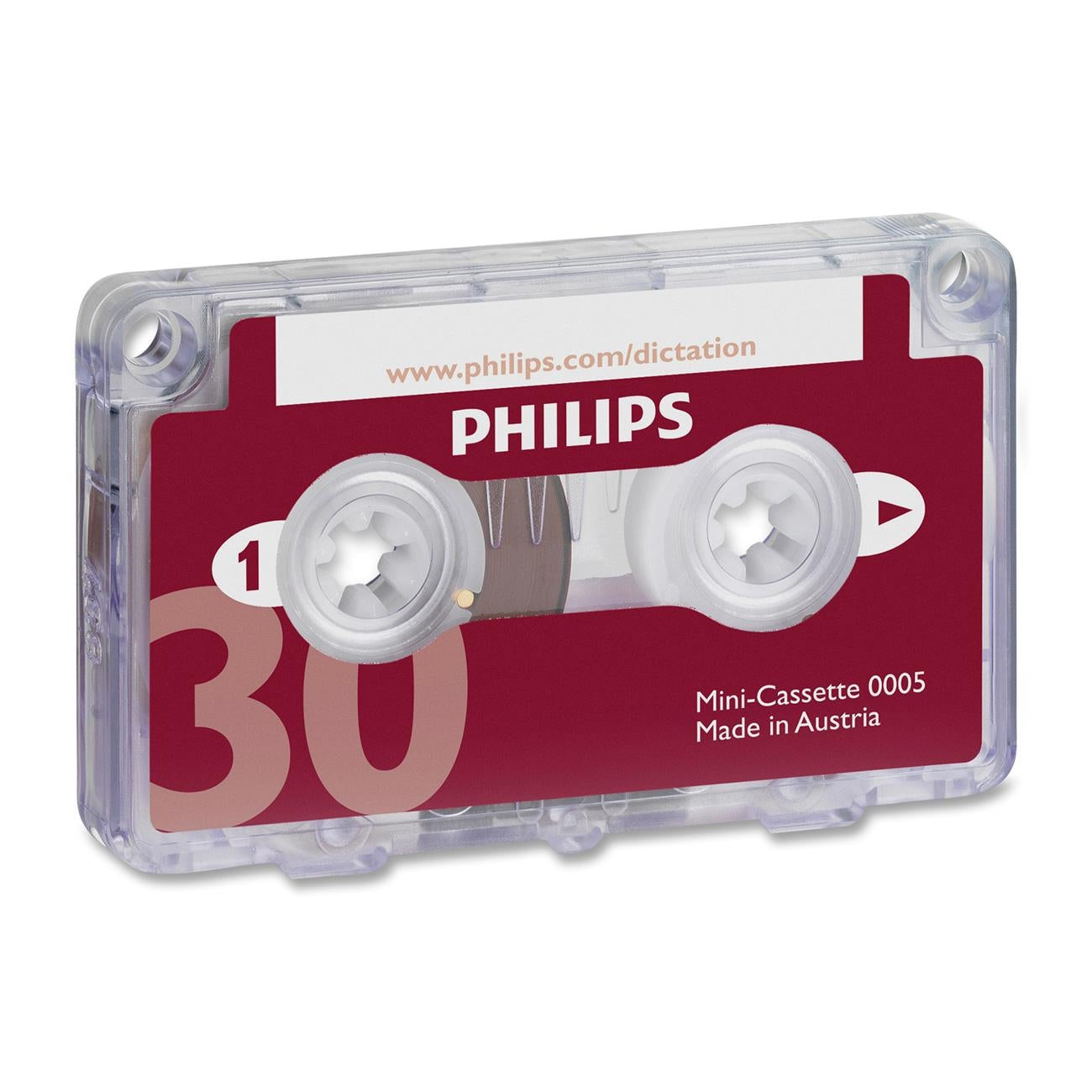 PHILIPS PocketMemo LFH0005 : Mini-cassette, 2x15mn d enregistrement, 10 pièces