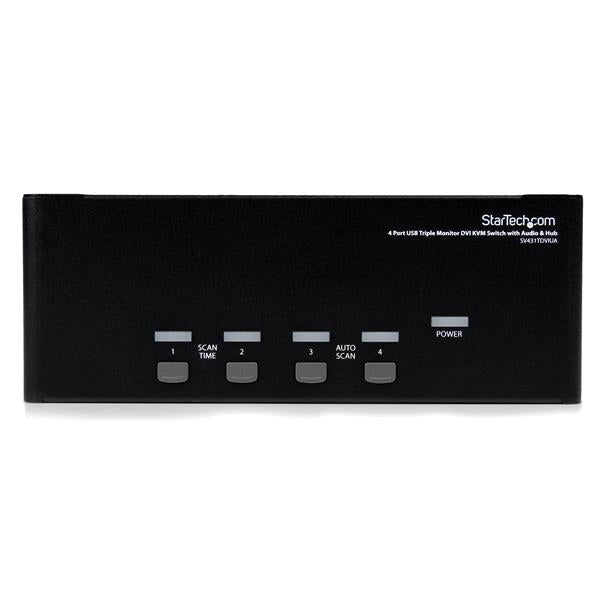 Switch KVM DVI triplo USB