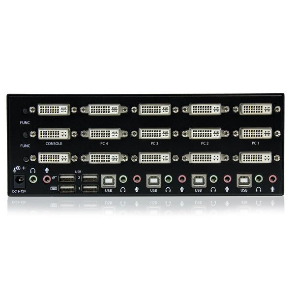 Switch KVM DVI triplo USB