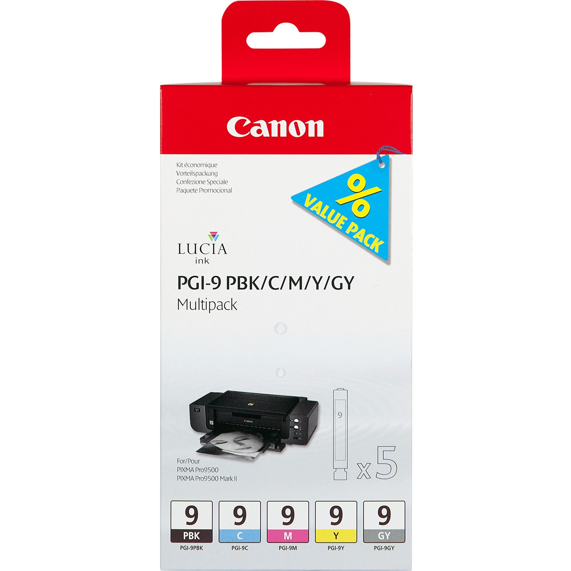 Ink/PGI-9 Cartridge CMYPkG