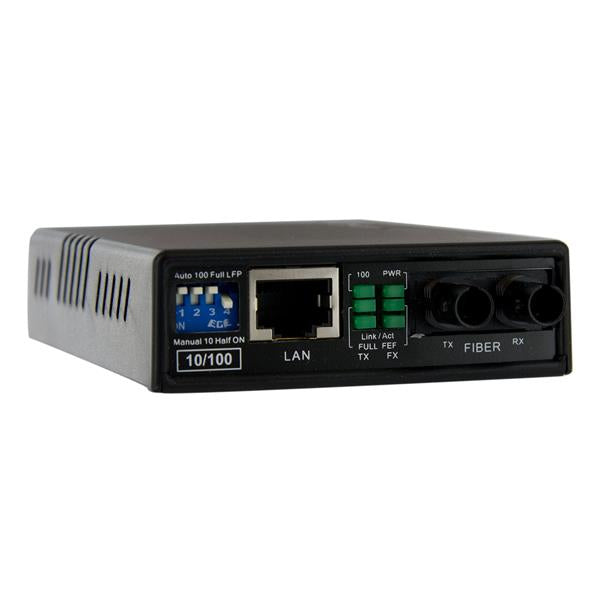 MM Fiber Ethernet Media Converter ST 2km
