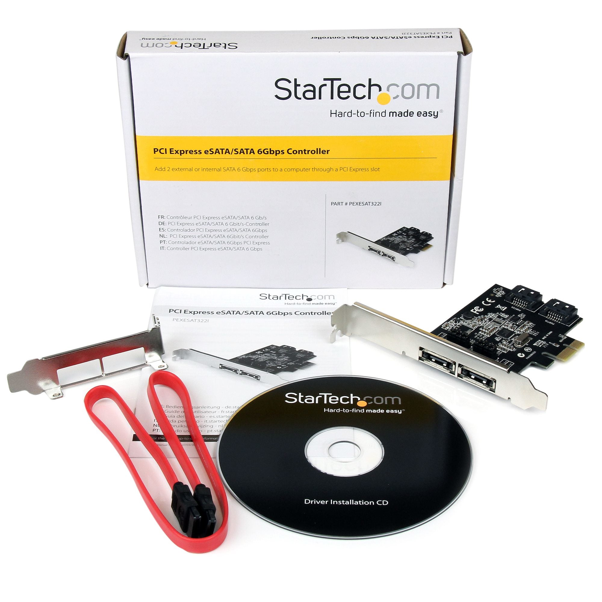 2Port PCIe SATA III eSATA Controller