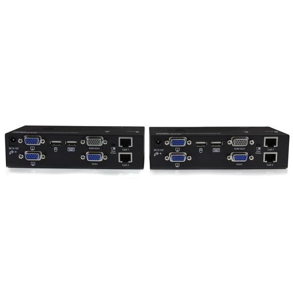 USB Dual VGA over Cat5 KVM Extender