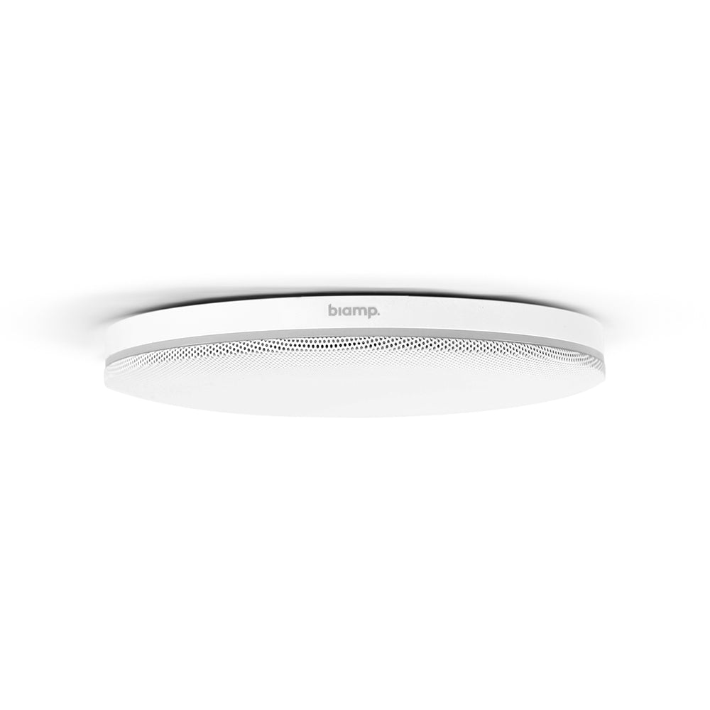 Biamp PLUG IN Ceiling microphone AVB white