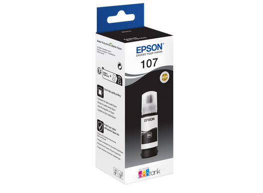 EPSON 1LB 107 EcoTank Black Ink Bottle