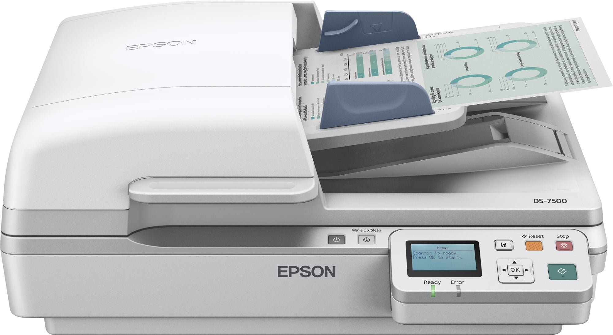 EPSON WorkForce DS-6500N - A4 - Chargeur d originaux Recto Verso un seul passage Suite logicielle