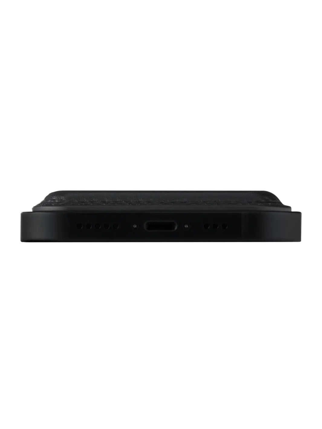 Leather wallet with MagSafe BLK