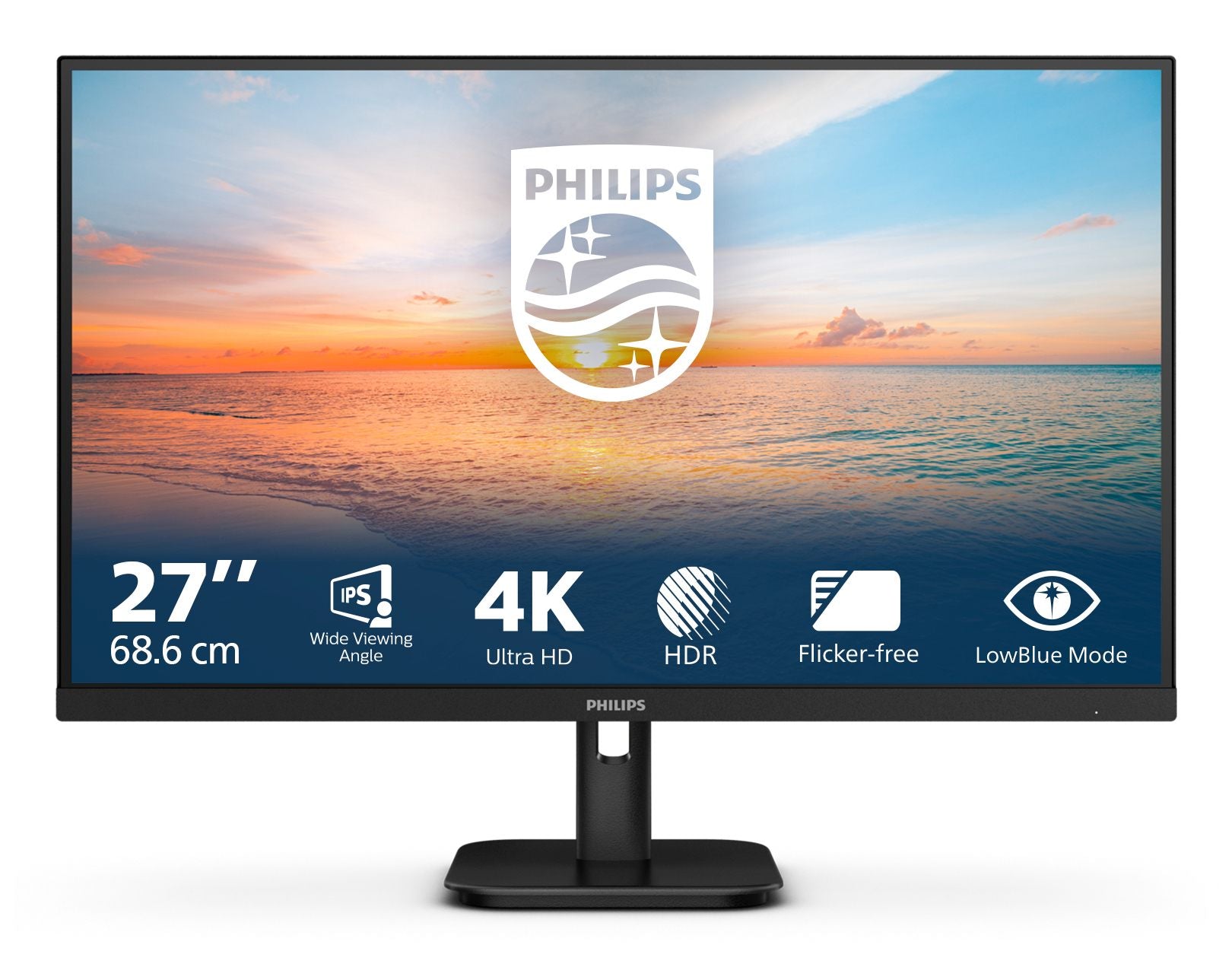 PHILIPS 27E1N1800A/00 27p IPS 4K UHD 60Hz 350cd/m2 4ms 2xHDMI2.0 DP Speakers