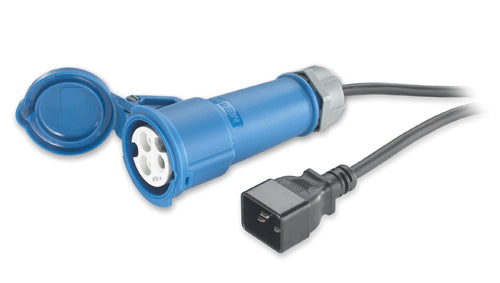 APC Power cable IEC 60320 C20 to IEC 60309 16A F AC 230V 16 A 2.5m Black