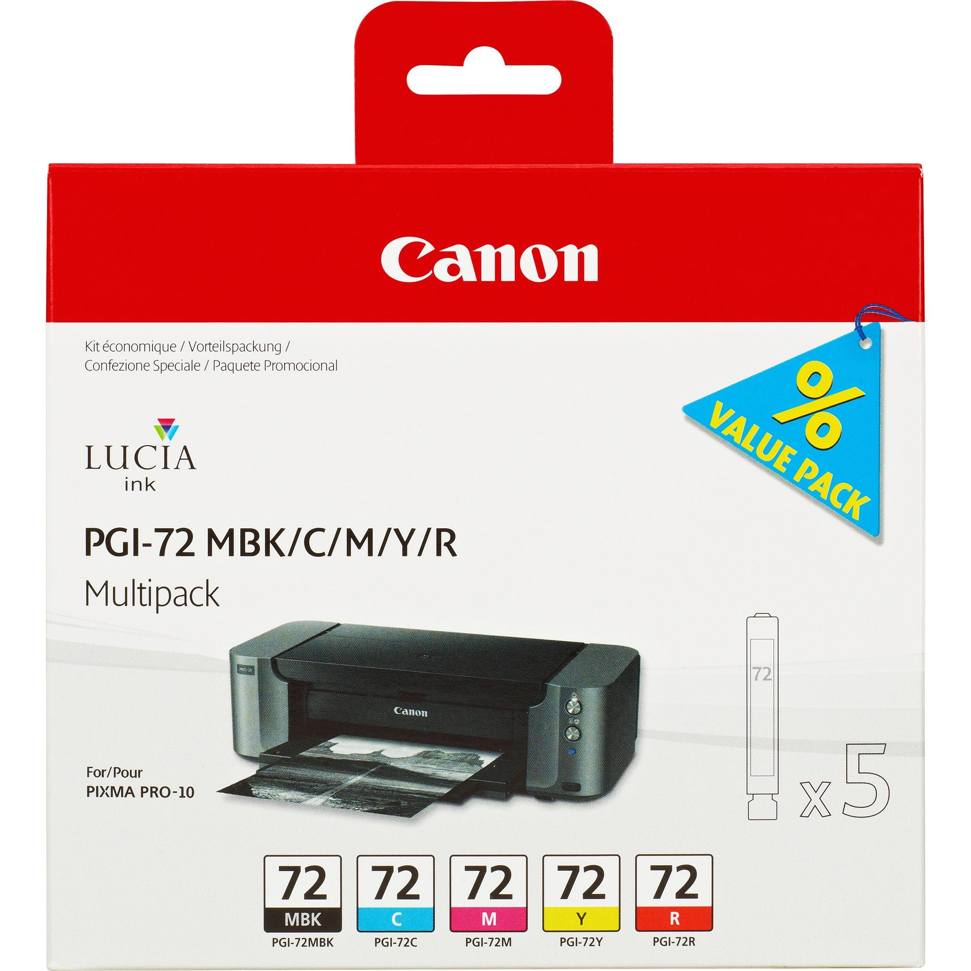 Ink/PGI-72 Cartridge CMYMkR