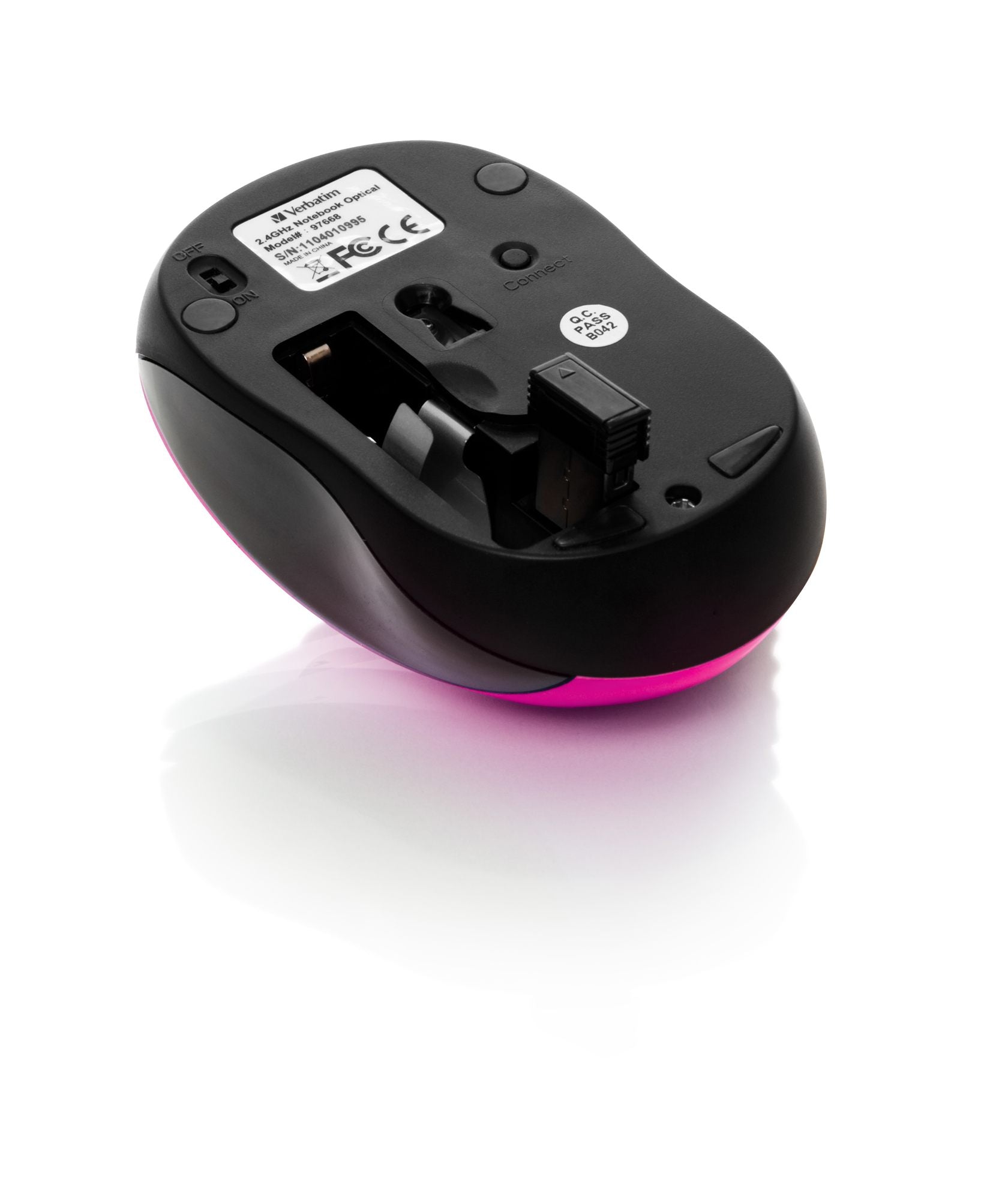 GO NANO WIRELESS MOUSE HOT PINK
