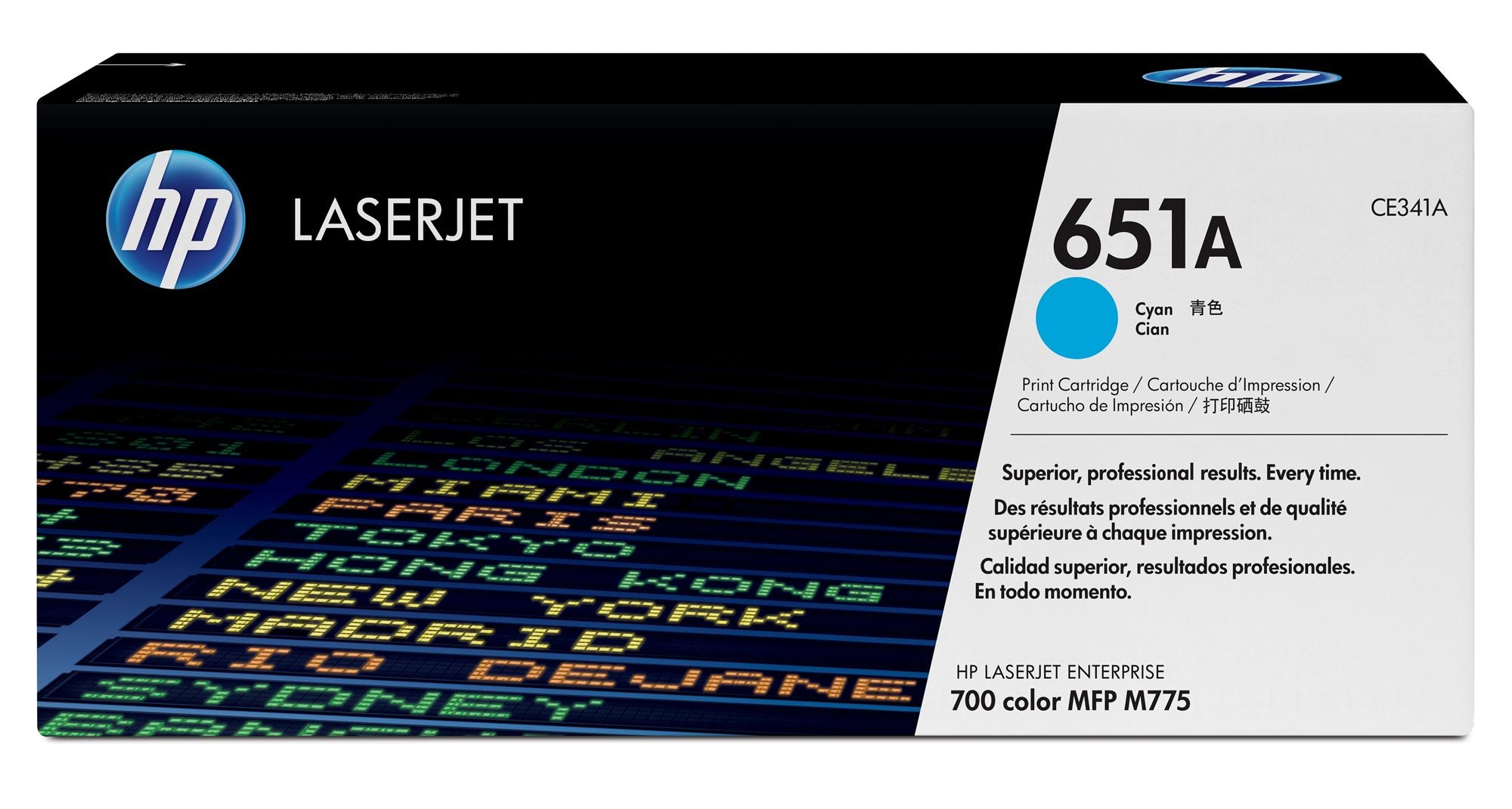 HP 651A original Toner cartridge CE341A cyan standard capacity 16.000 pages 1-pack