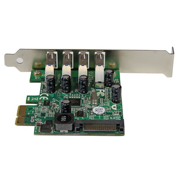 4 Port PCI Express PCIe USB 3.0 Card