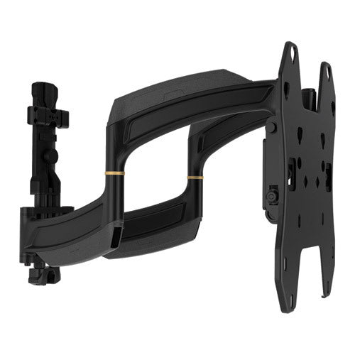 Chief Dual Swing Arm Wall Mount Single Stud Black