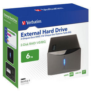 HDD 3.5"/6TB ESATA+USB 2.0 RAID EXT