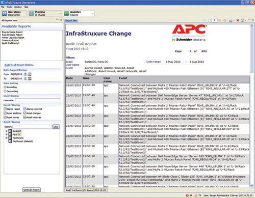 APC Data Center Operation Change 10 Rack License