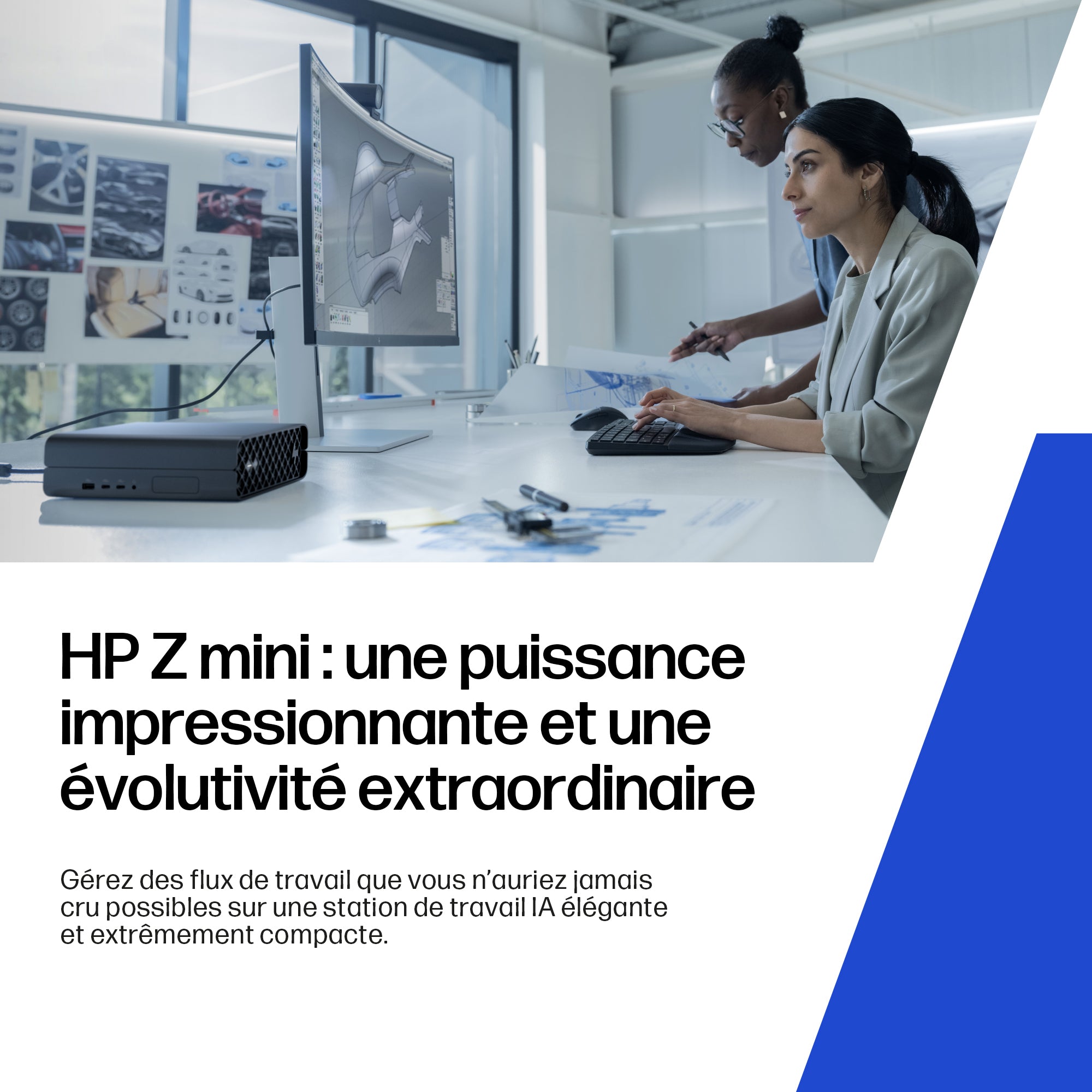 HP Z2 Mini G1i Intel Core Ultra 7 265 32Go DDR5 1To SSD NVD RTX PRO 2000 Blkwll W11P 1-1-1 Wty