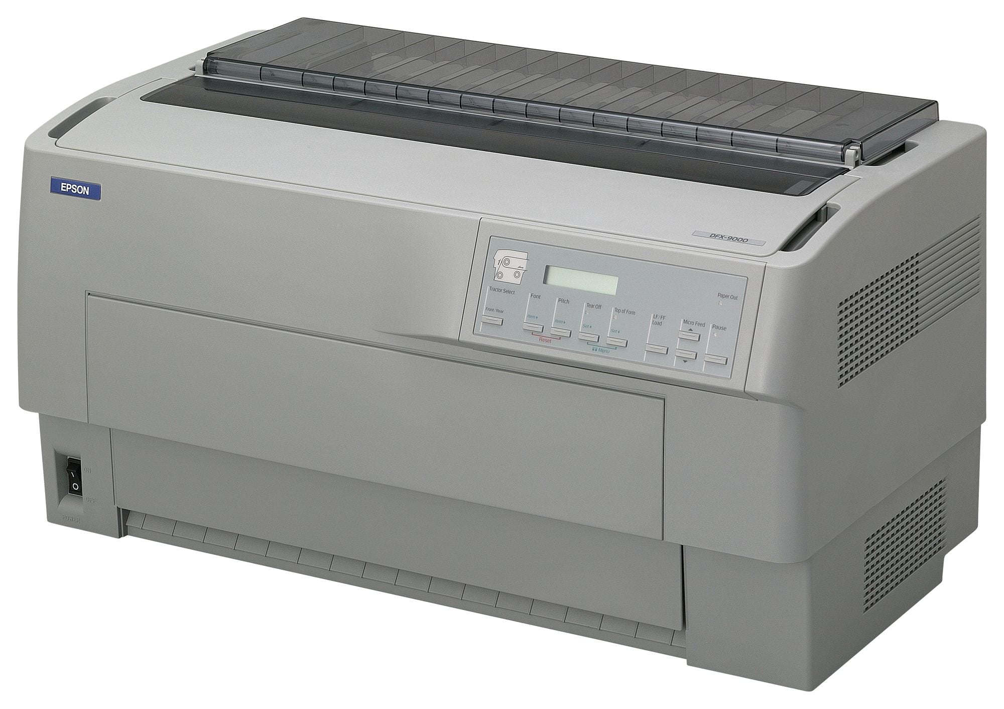 EPSON DFX 9000N Printer Mono dot-matrix 419.1mm width 240x144dpi 9pin 1550char/sec parallel USB LAN serial