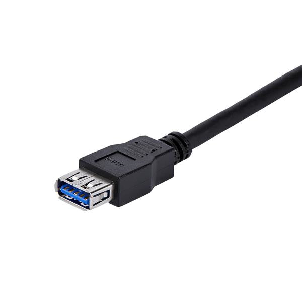 1m Black USB 3.0 Extension Cable M/F