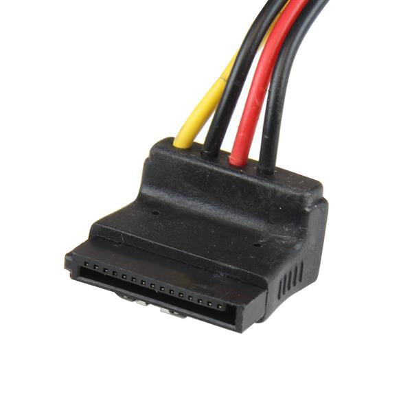 12" LP4 to 2x Right Angle SATA Power