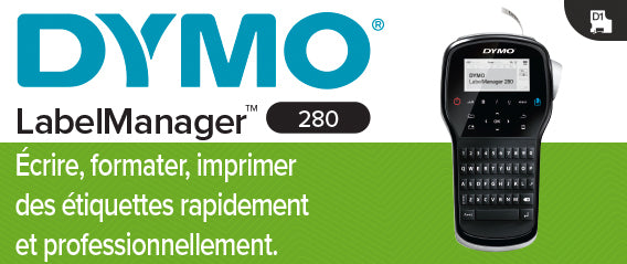 DYMO Etiqueteuse LabelManager 280 portable, rechargeable