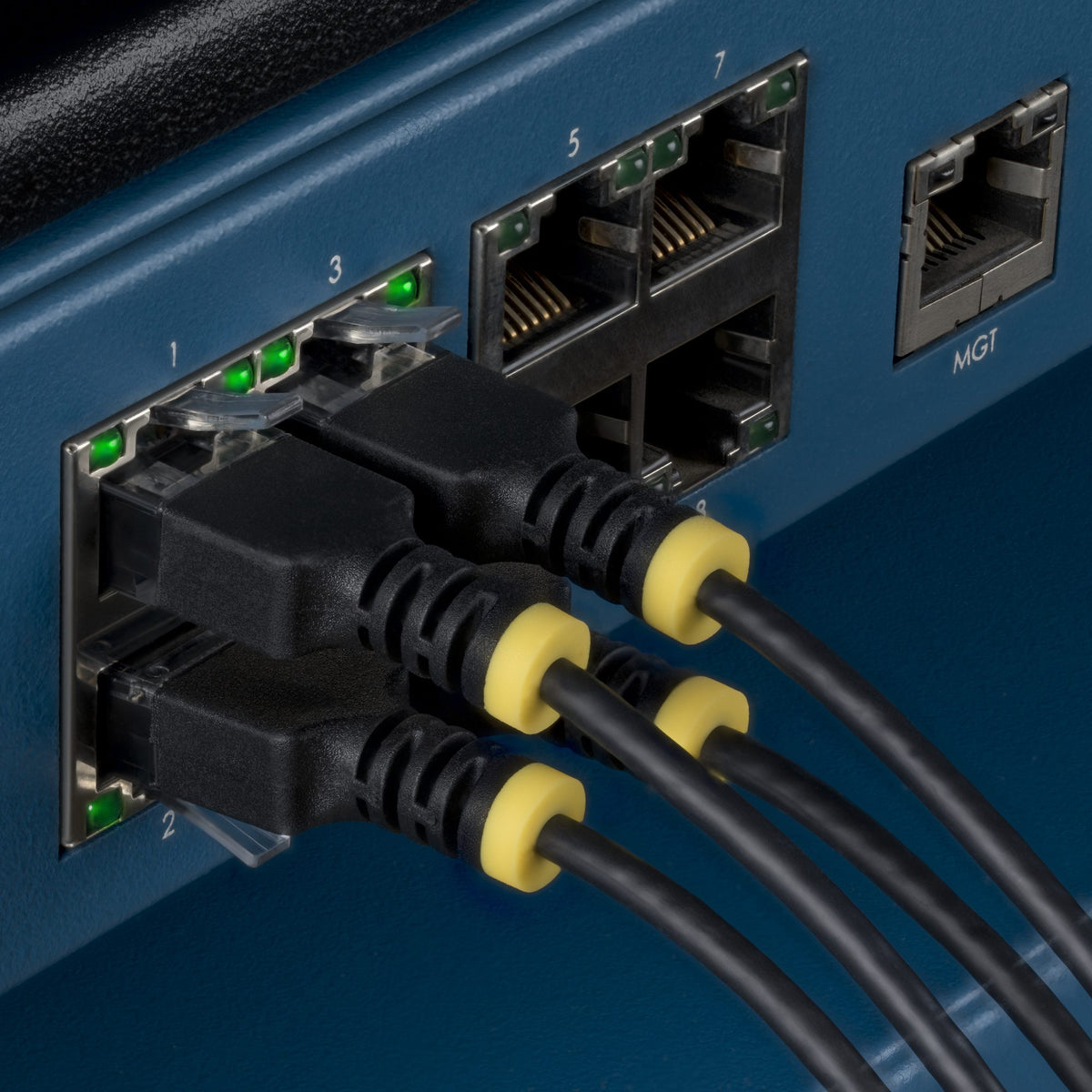 1.5m Black Ultra Slim CAT6a Cable
