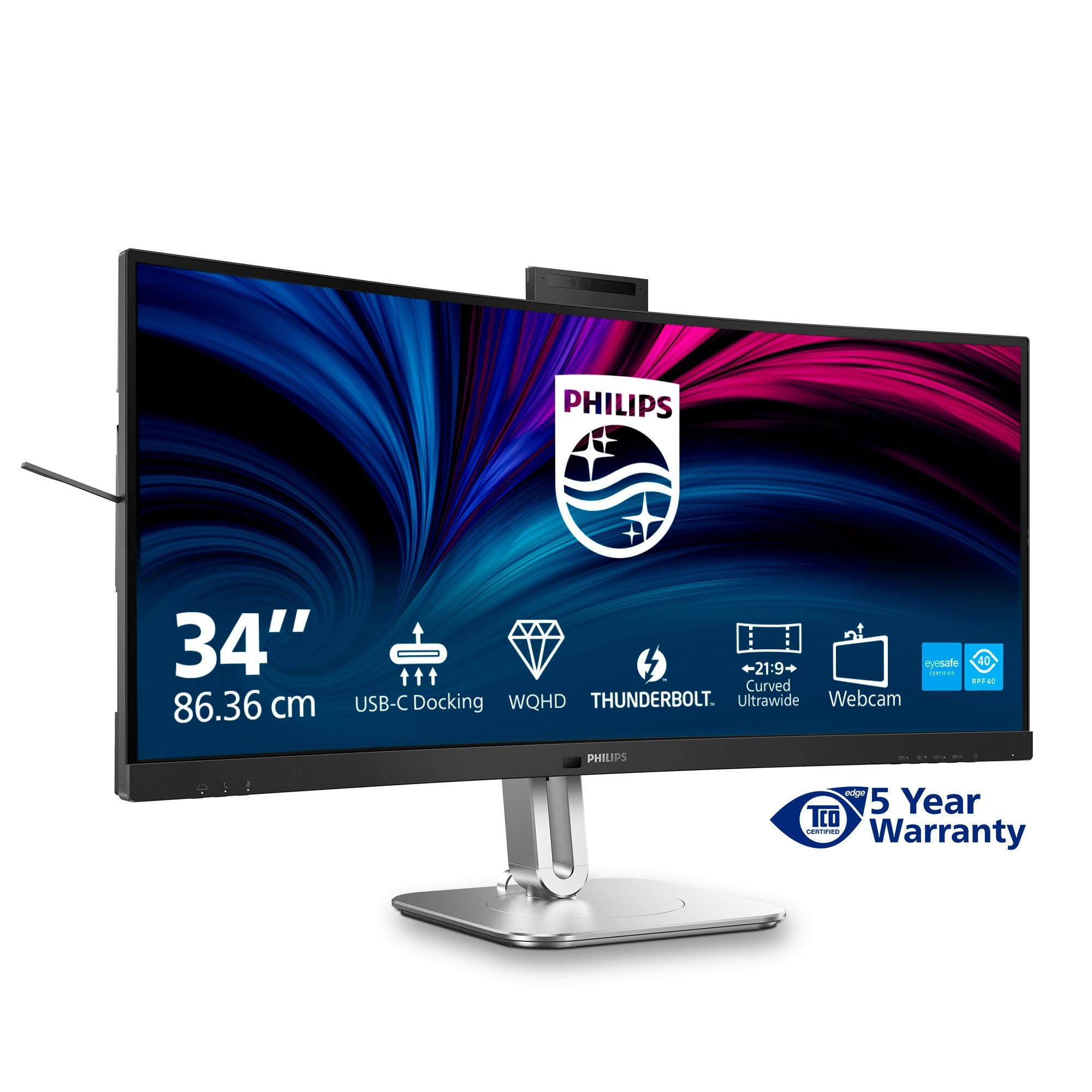 PHILIPS 34B2U6603CH 34p Curved 3440x1440 2xHDMI DP USB
