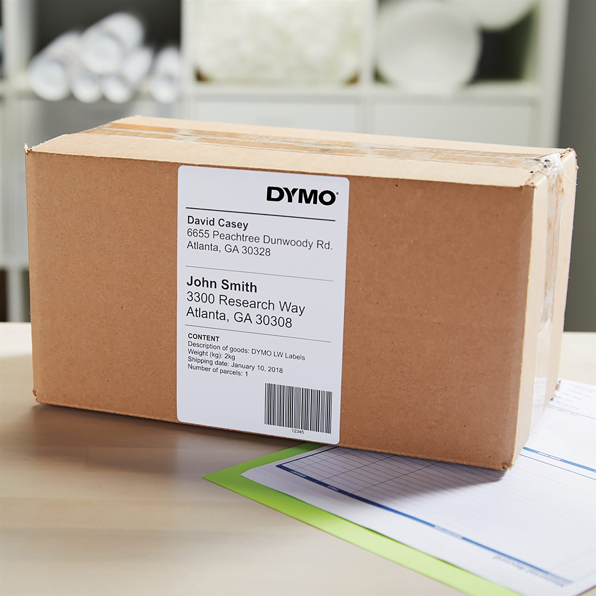 Rouleau Dymo 220 étiquettes adress 104X159MM L.Writer 4XL