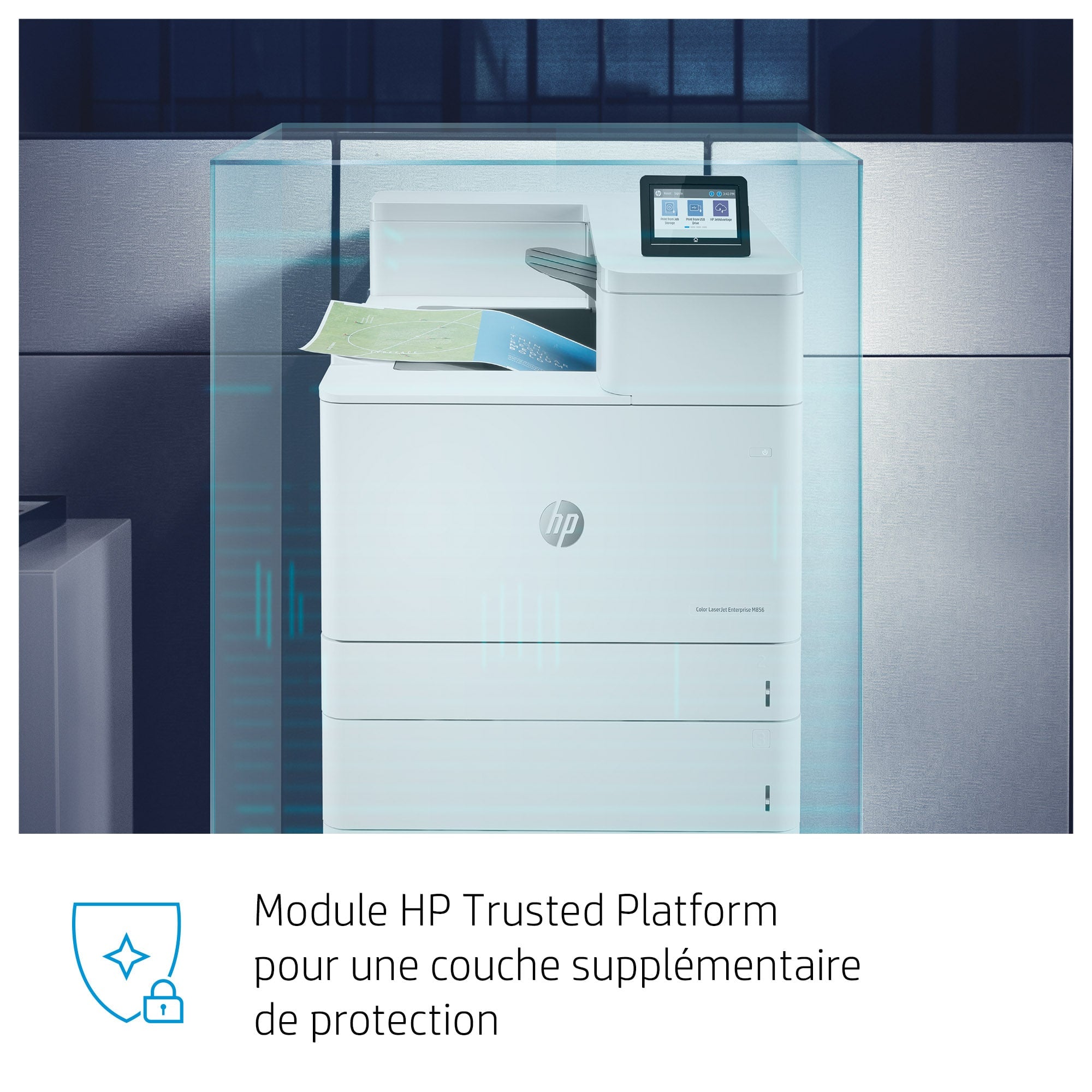 HP Color LaserJet Enterprise M856dn Printer colour Duplex laser A3 1200x1200dpi 56ppm mono 56ppm colour 650sheets USB LAN