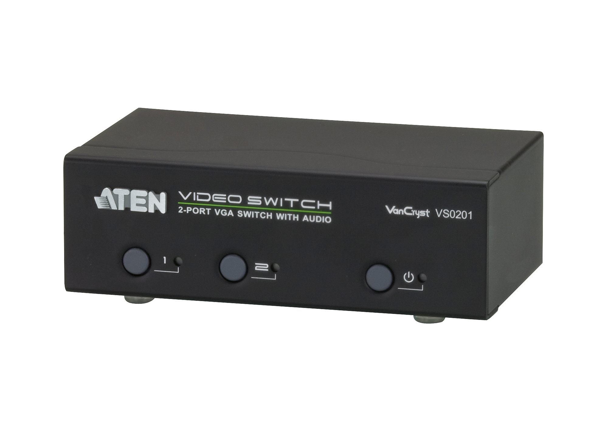 Commutateur 2 PORTS vga + audio+ RS232 aten VS0201 300MHz