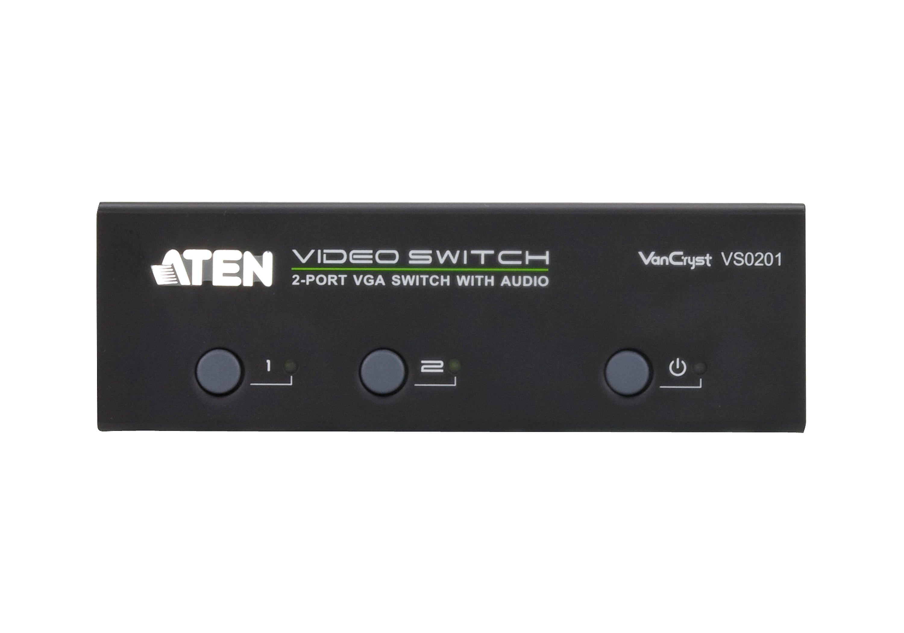 Commutateur 2 PORTS vga + audio+ RS232 aten VS0201 300MHz