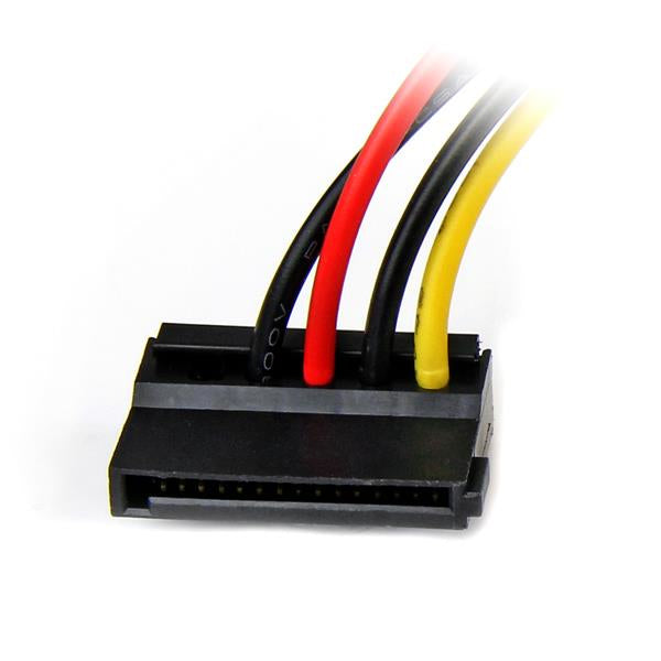6in Molex to Left Angle SATA Adapter