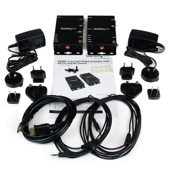HDMI over Cat5 Video Extender with RS232