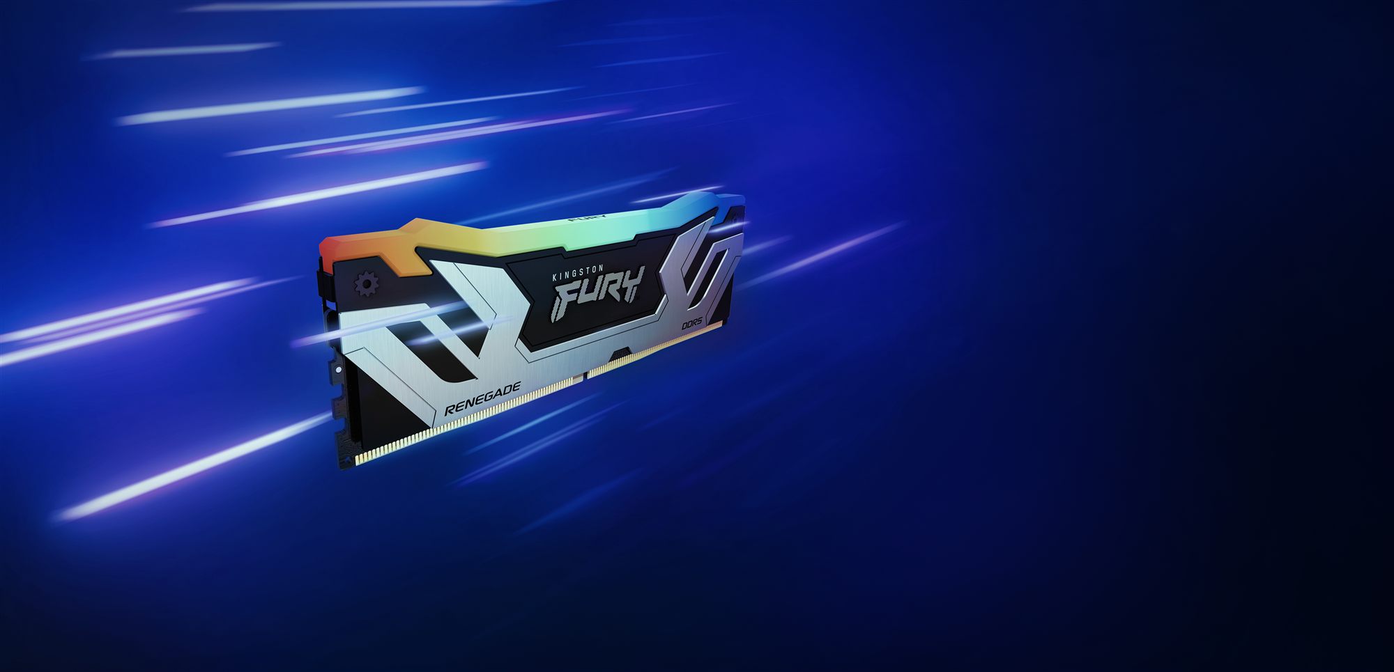 KINGSTON 48Go 8800MT/s DDR5 CL42 CUDIMM Kit of 2 FURY Renegade RGB Silver
