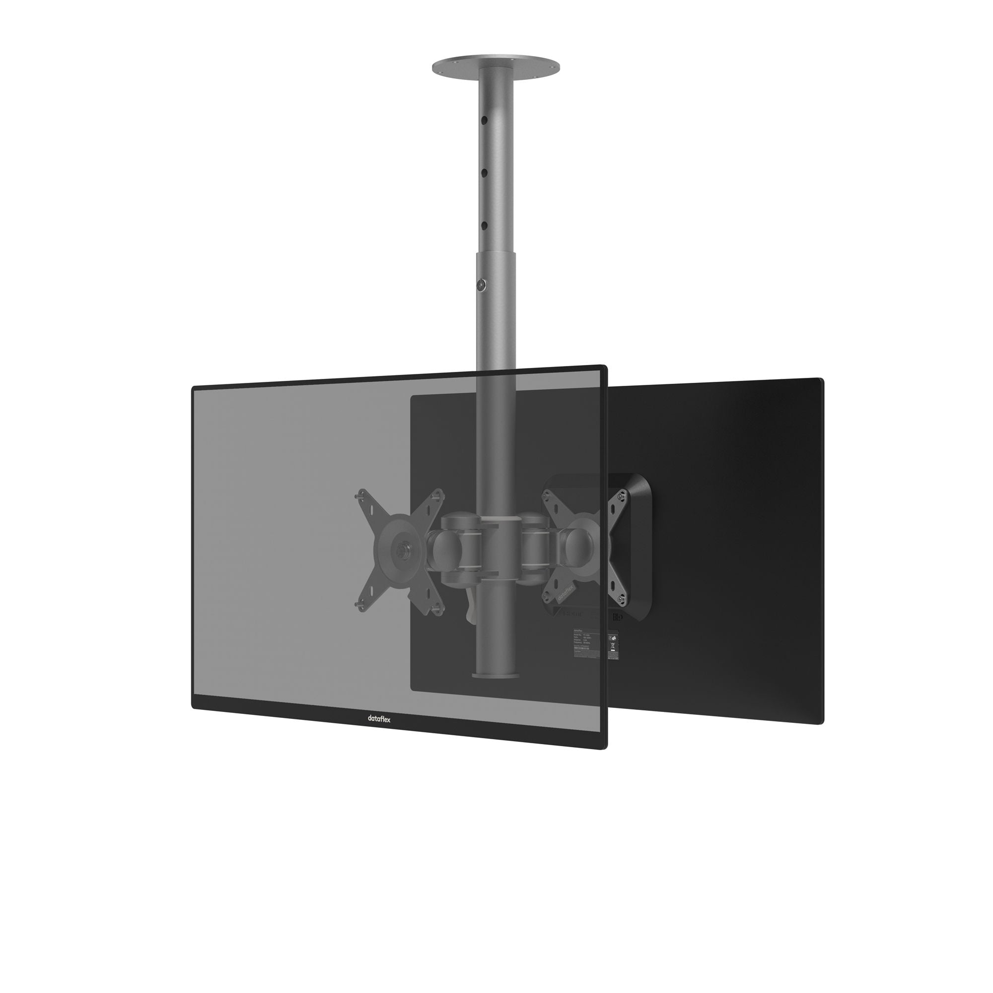 DATAFLEX Support plafond Viewmate 52572 - 2 écrans