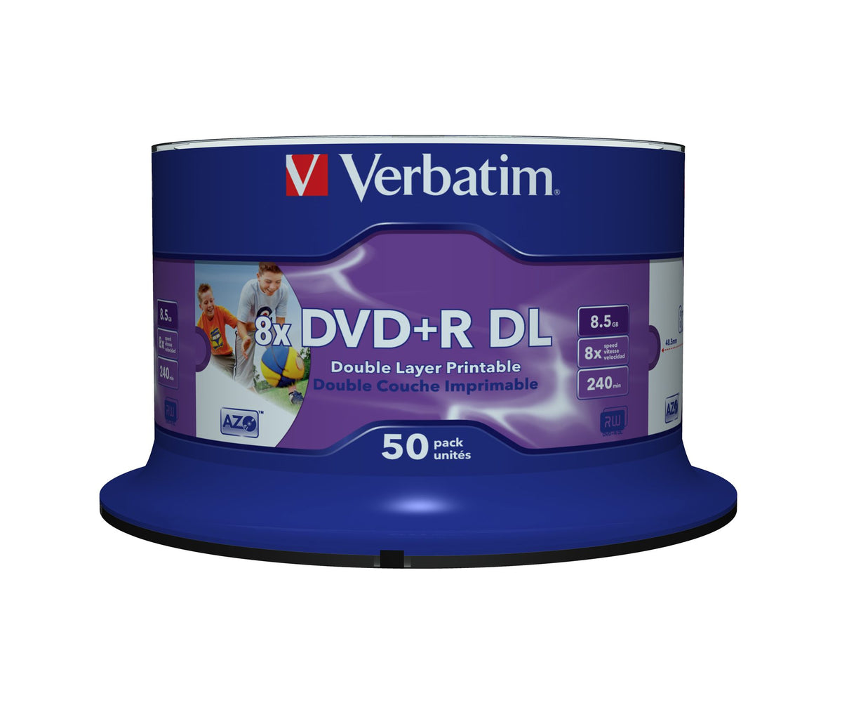 DVD+R/8.5G 8x DoubleLayer 50pk Printable