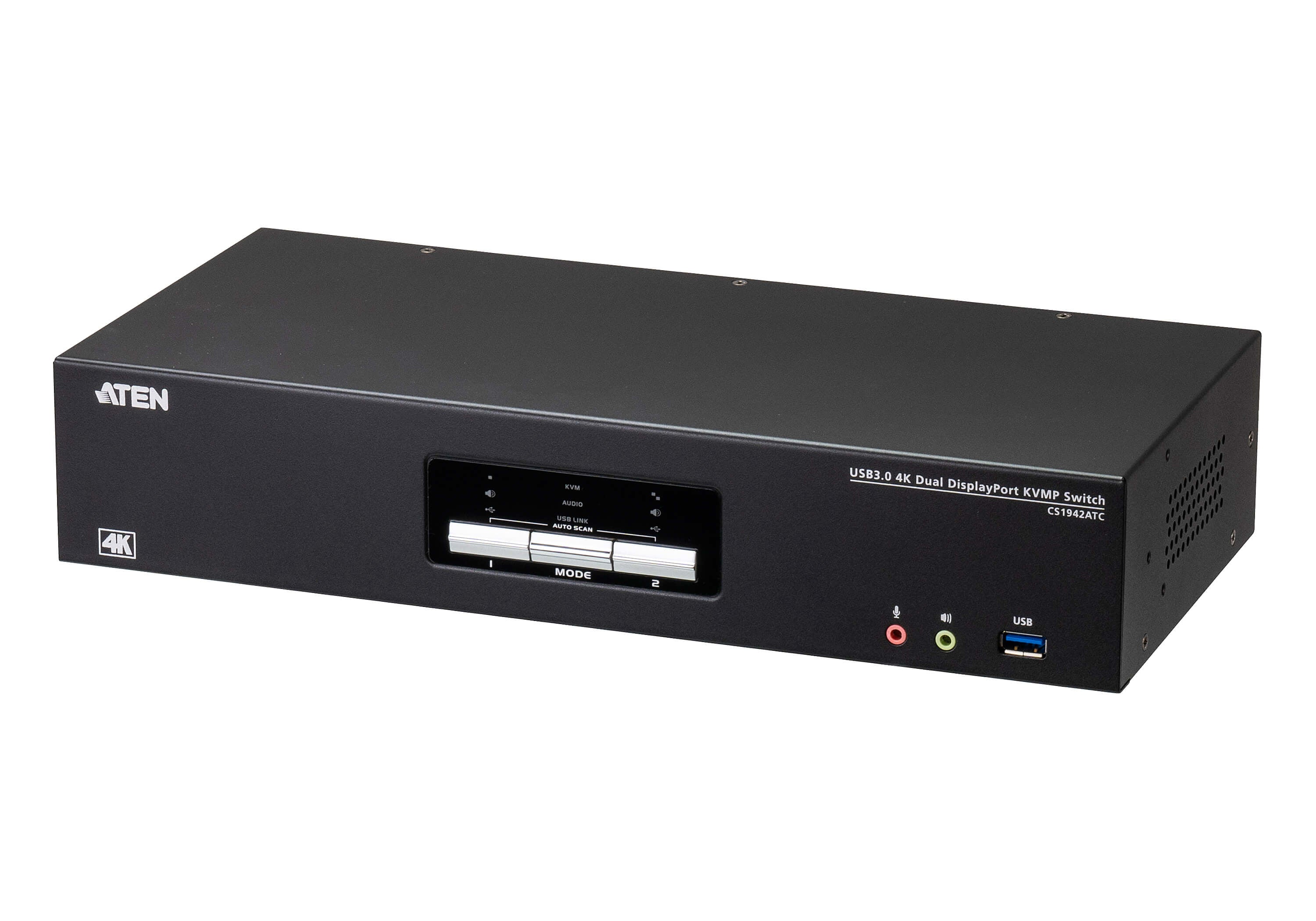 ATEN CS1942ATC Swith KVM Double écran DP 4k/ USB 3.0 2 ports