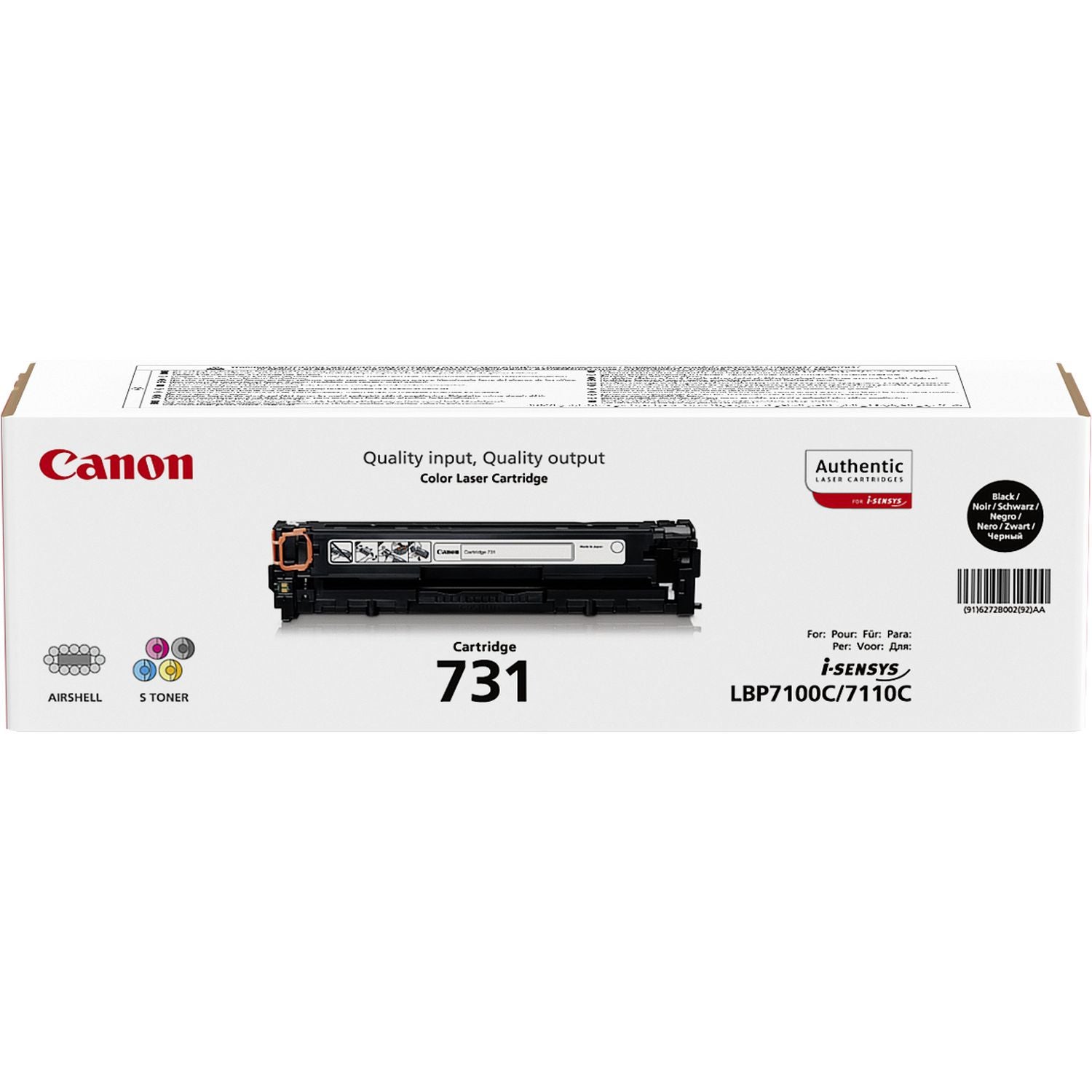 Toner/731 CLBP Cartridge BK