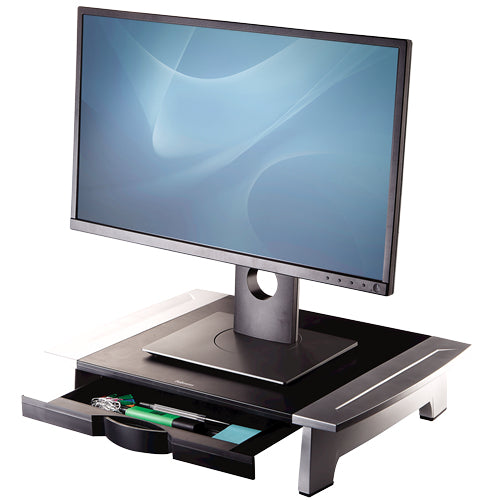 FELLOWES MONITOR RISER STAND FOR MONITOR BLACK SILVER