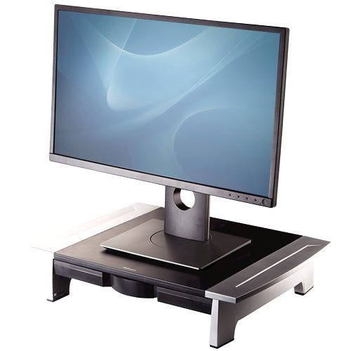 FELLOWES MONITOR RISER STAND FOR MONITOR BLACK SILVER