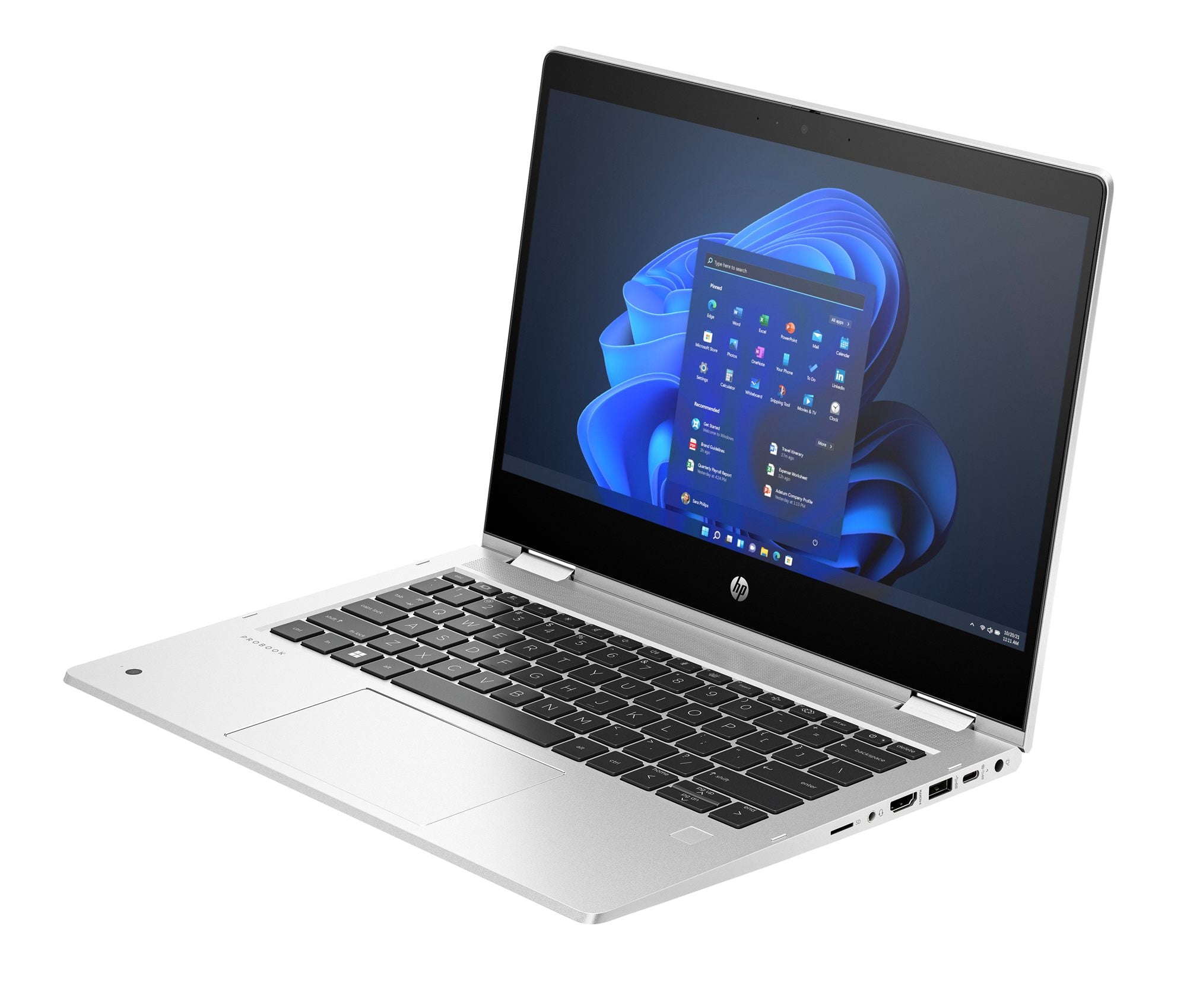 HP Pro x360 435 G10 AMD Ryzen 5 7530U 13.3p FHD BV LED UWVA TS 8Go DDR4 256Go SSD ax6G+BT 3C W11P 1/1/0