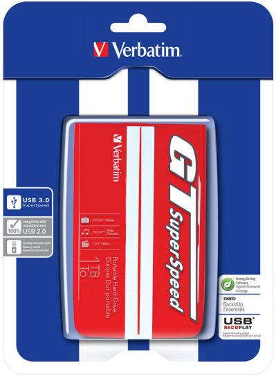 HDD EXT 2.5" GT 1TB USB3 Red/White