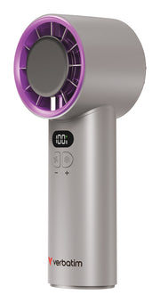 CooleneGo IceTouch Handheld Fan Grey/Pur