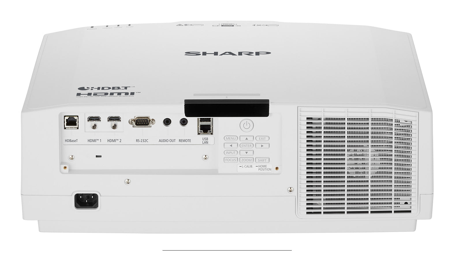 Sharp 60006248 XP-V731U-W Installation Projector WUXGA 7300Lm LCD Laser Light Source white cabinet