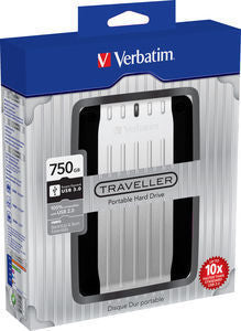 HDD2.5"/750GB USB3.0 Silver Traveller