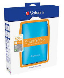 HDD 2.5" 500GB USB Caribbean Blu Blister
