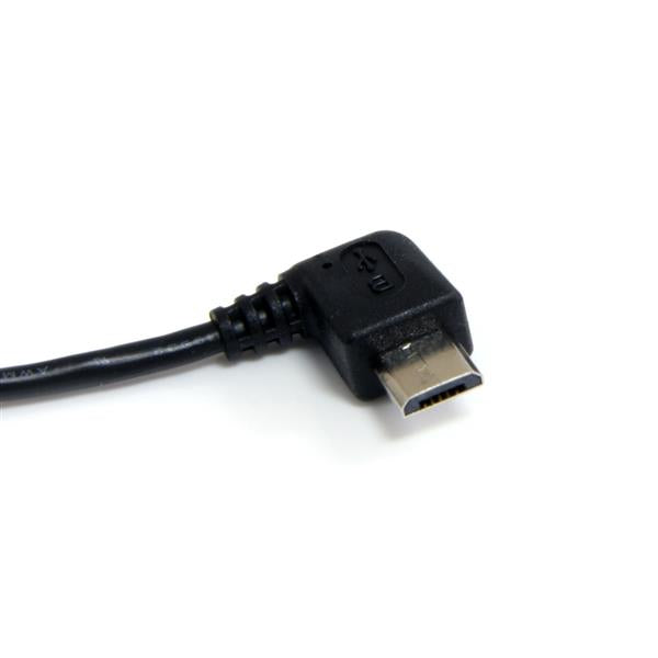 30cm USB to Right Angle Micro USB Cable