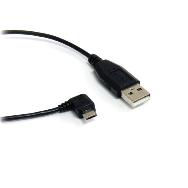 30cm USB to Right Angle Micro USB Cable