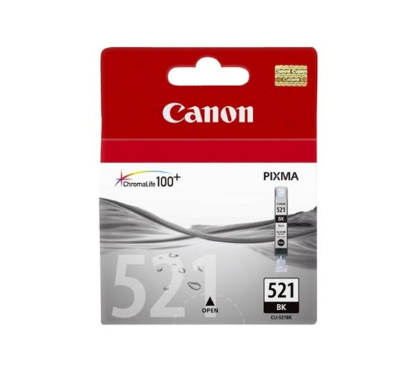 Ink/CLI-521 Cartridge BK BLIST+SEC